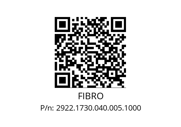   FIBRO 2922.1730.040.005.1000