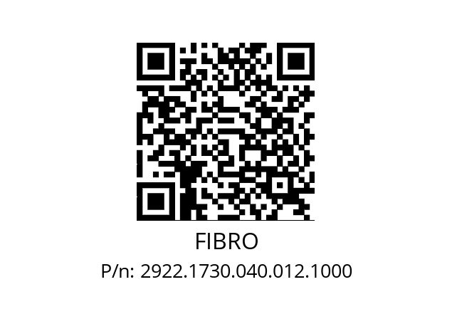   FIBRO 2922.1730.040.012.1000