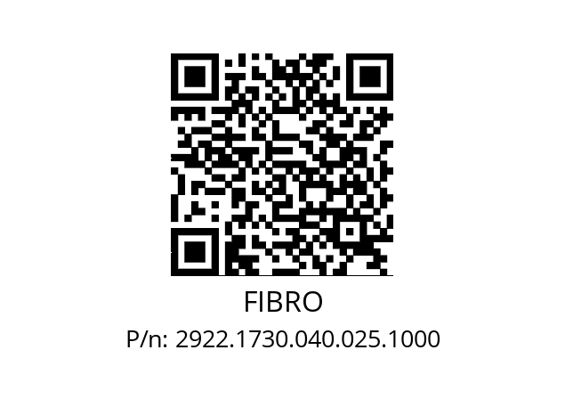   FIBRO 2922.1730.040.025.1000