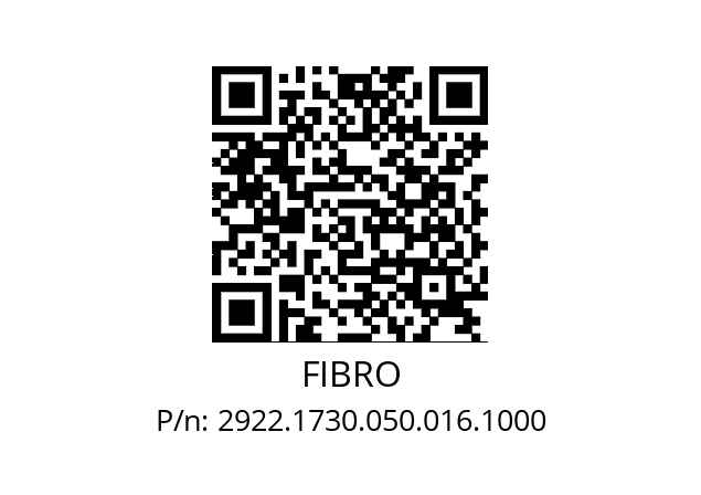   FIBRO 2922.1730.050.016.1000