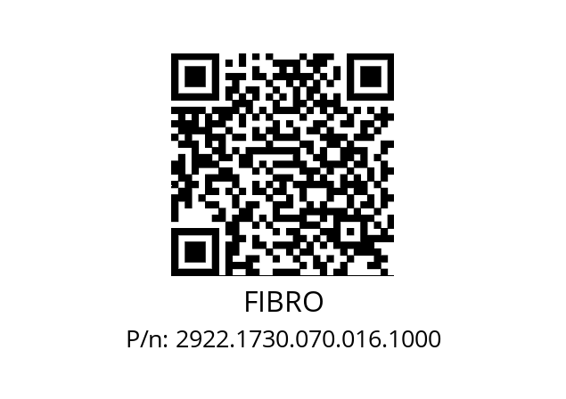   FIBRO 2922.1730.070.016.1000