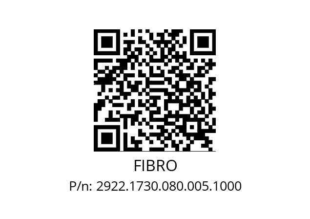   FIBRO 2922.1730.080.005.1000