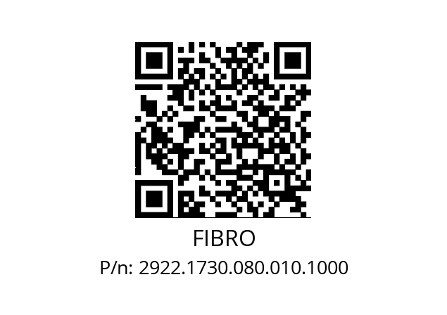   FIBRO 2922.1730.080.010.1000