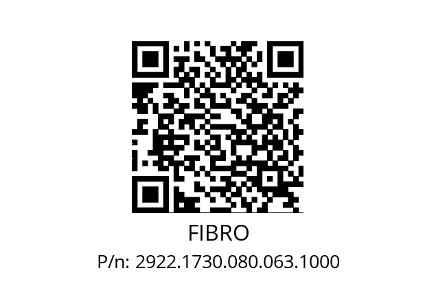   FIBRO 2922.1730.080.063.1000