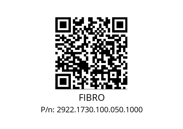   FIBRO 2922.1730.100.050.1000