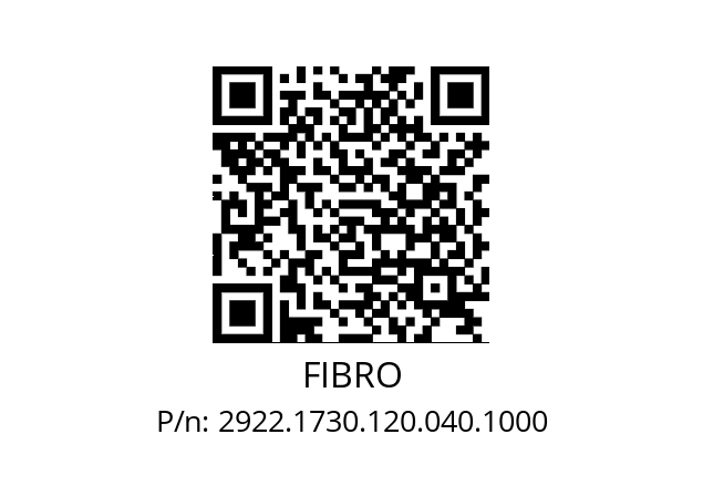   FIBRO 2922.1730.120.040.1000