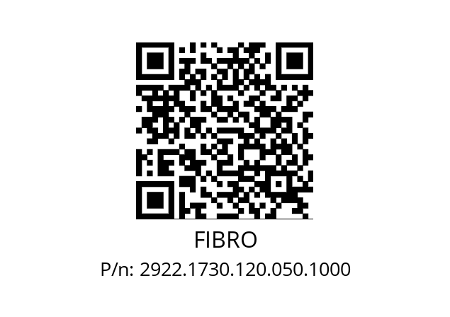   FIBRO 2922.1730.120.050.1000