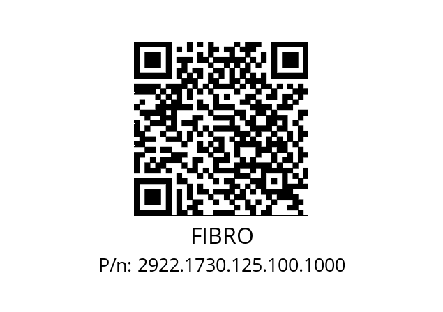   FIBRO 2922.1730.125.100.1000