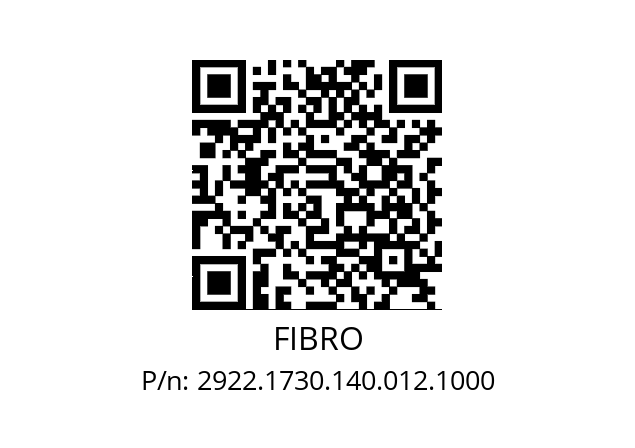   FIBRO 2922.1730.140.012.1000