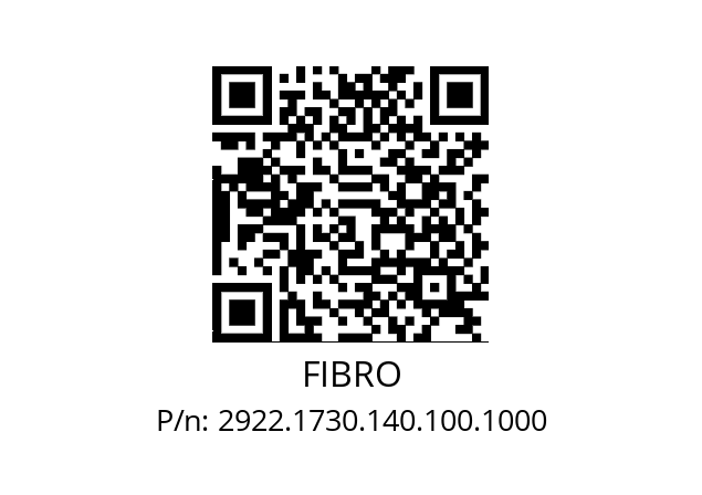   FIBRO 2922.1730.140.100.1000