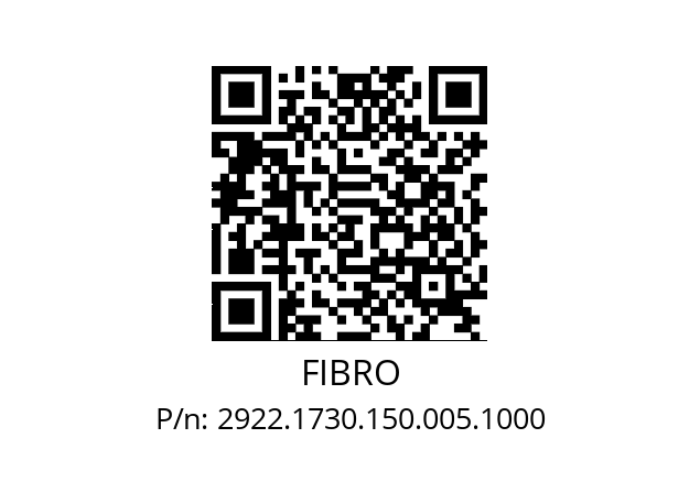   FIBRO 2922.1730.150.005.1000