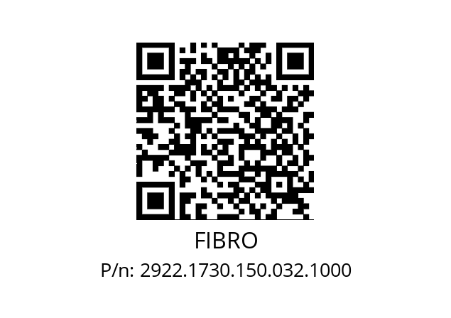   FIBRO 2922.1730.150.032.1000