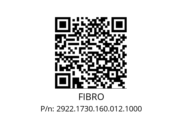   FIBRO 2922.1730.160.012.1000