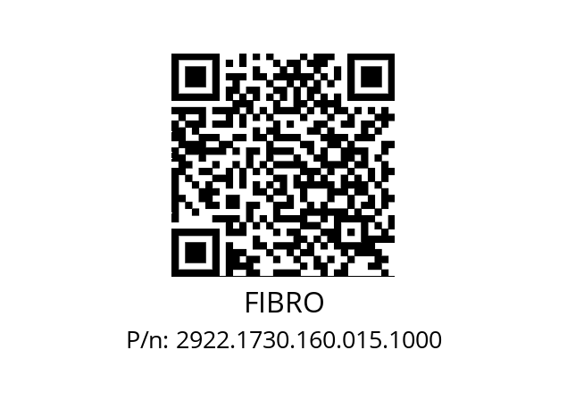   FIBRO 2922.1730.160.015.1000