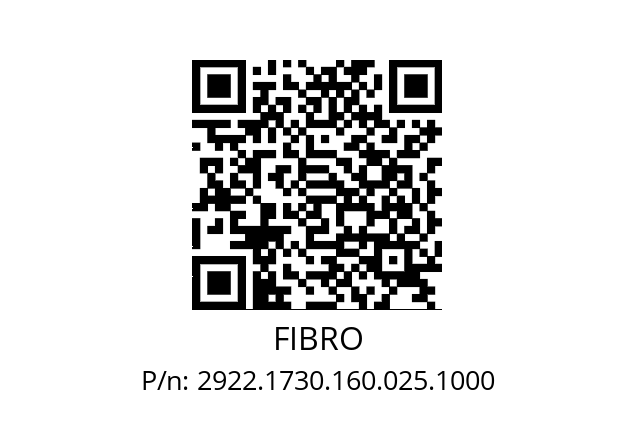   FIBRO 2922.1730.160.025.1000