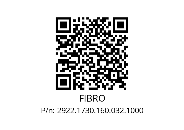   FIBRO 2922.1730.160.032.1000