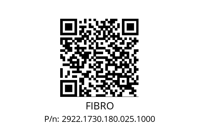   FIBRO 2922.1730.180.025.1000