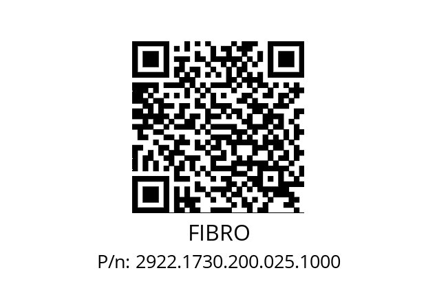   FIBRO 2922.1730.200.025.1000