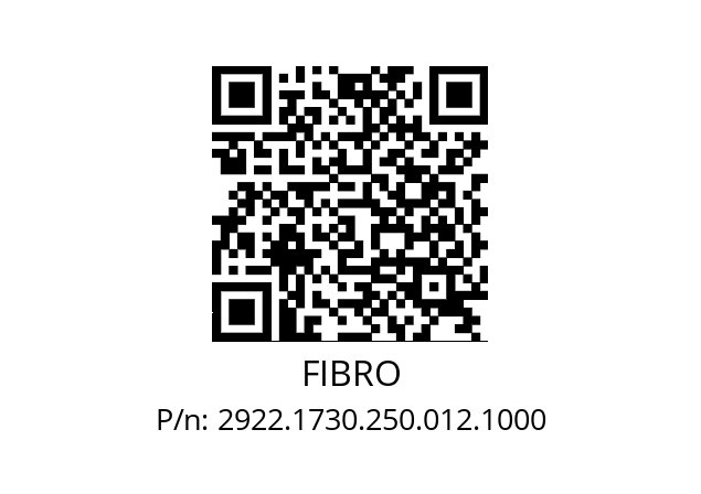   FIBRO 2922.1730.250.012.1000