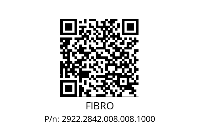   FIBRO 2922.2842.008.008.1000