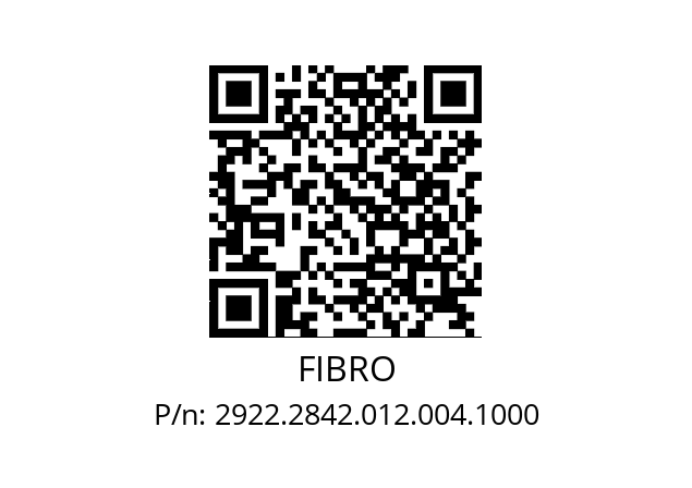   FIBRO 2922.2842.012.004.1000