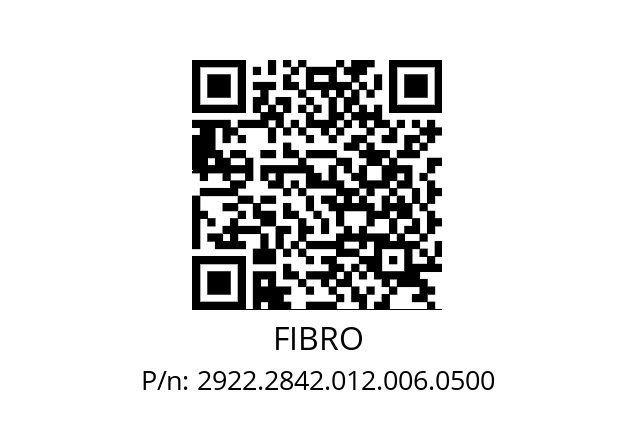   FIBRO 2922.2842.012.006.0500