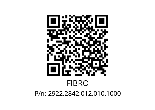   FIBRO 2922.2842.012.010.1000