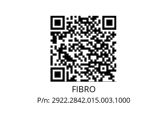   FIBRO 2922.2842.015.003.1000