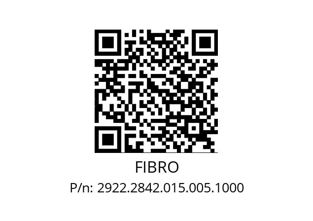   FIBRO 2922.2842.015.005.1000