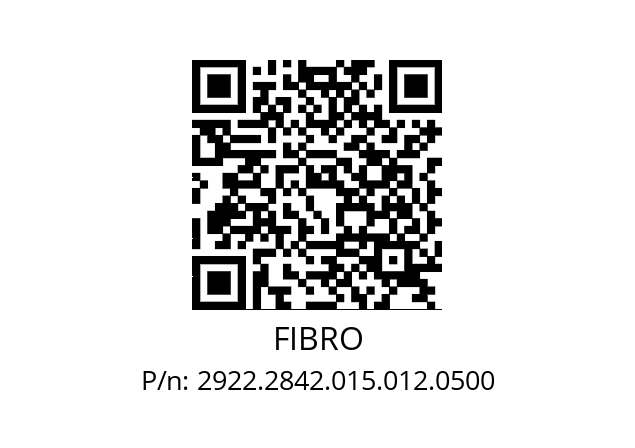   FIBRO 2922.2842.015.012.0500