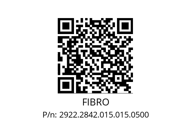   FIBRO 2922.2842.015.015.0500