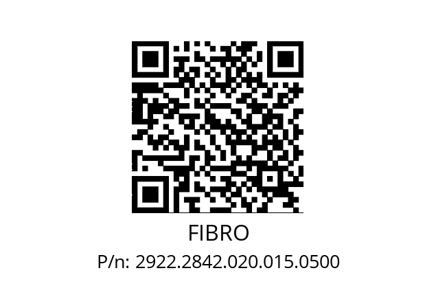   FIBRO 2922.2842.020.015.0500