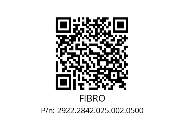   FIBRO 2922.2842.025.002.0500