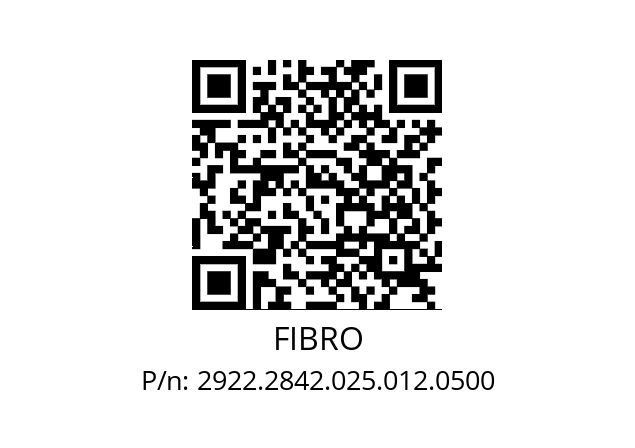   FIBRO 2922.2842.025.012.0500