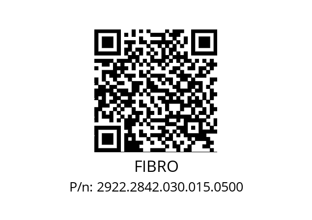   FIBRO 2922.2842.030.015.0500