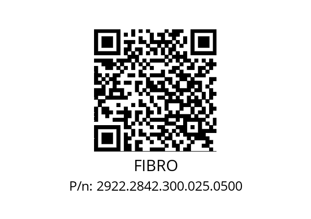   FIBRO 2922.2842.300.025.0500