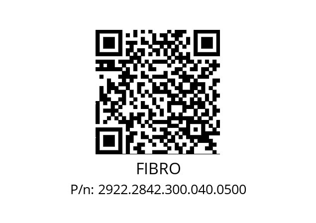   FIBRO 2922.2842.300.040.0500