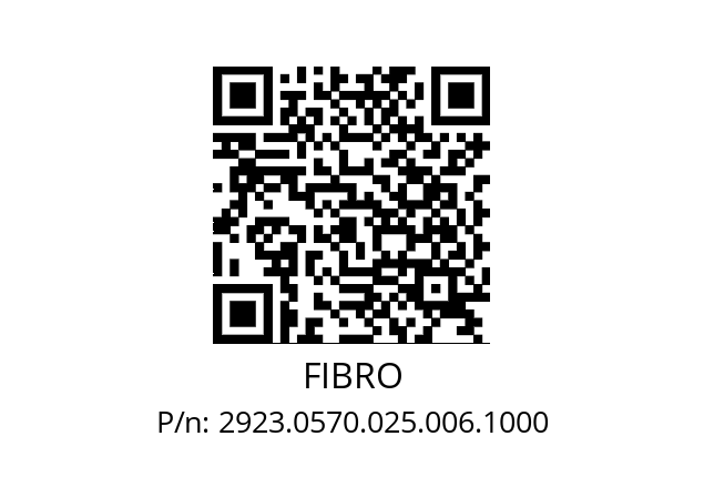   FIBRO 2923.0570.025.006.1000