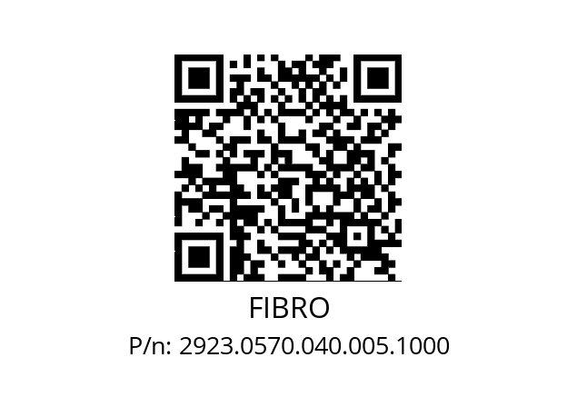   FIBRO 2923.0570.040.005.1000