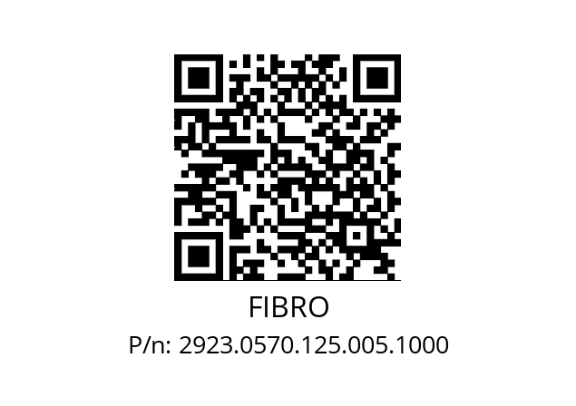   FIBRO 2923.0570.125.005.1000