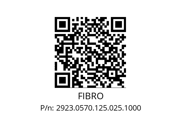   FIBRO 2923.0570.125.025.1000