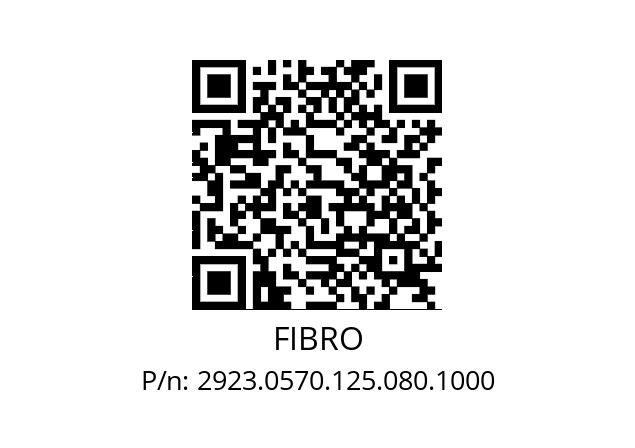   FIBRO 2923.0570.125.080.1000