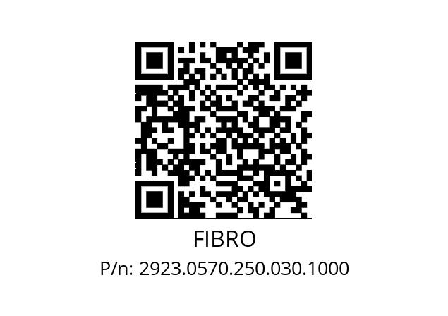   FIBRO 2923.0570.250.030.1000