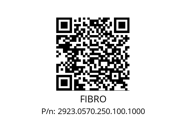   FIBRO 2923.0570.250.100.1000