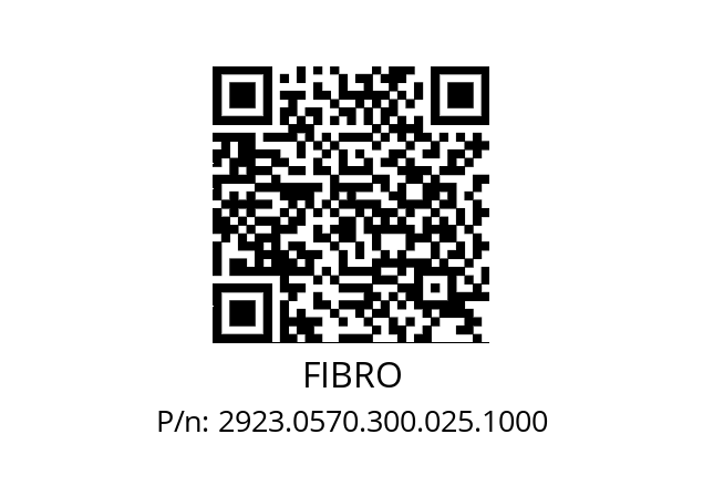   FIBRO 2923.0570.300.025.1000