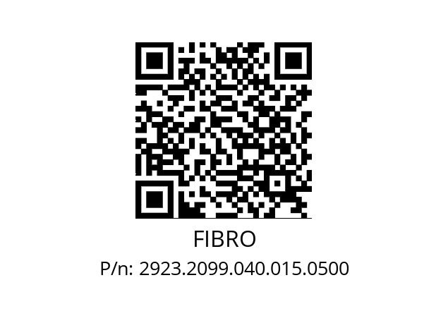   FIBRO 2923.2099.040.015.0500