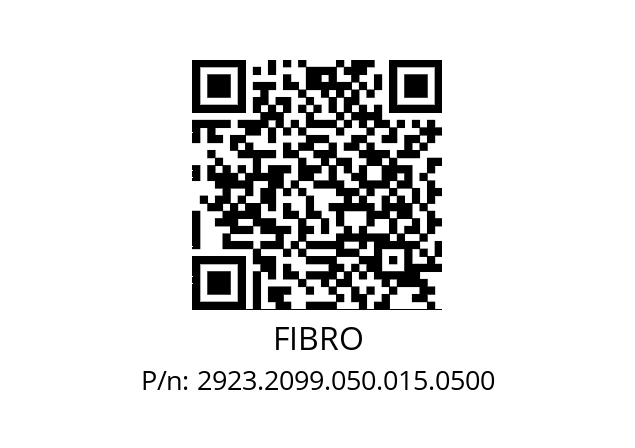   FIBRO 2923.2099.050.015.0500