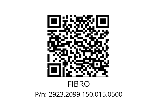   FIBRO 2923.2099.150.015.0500