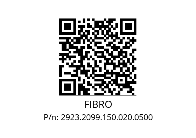   FIBRO 2923.2099.150.020.0500