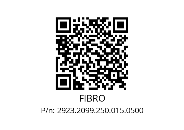   FIBRO 2923.2099.250.015.0500